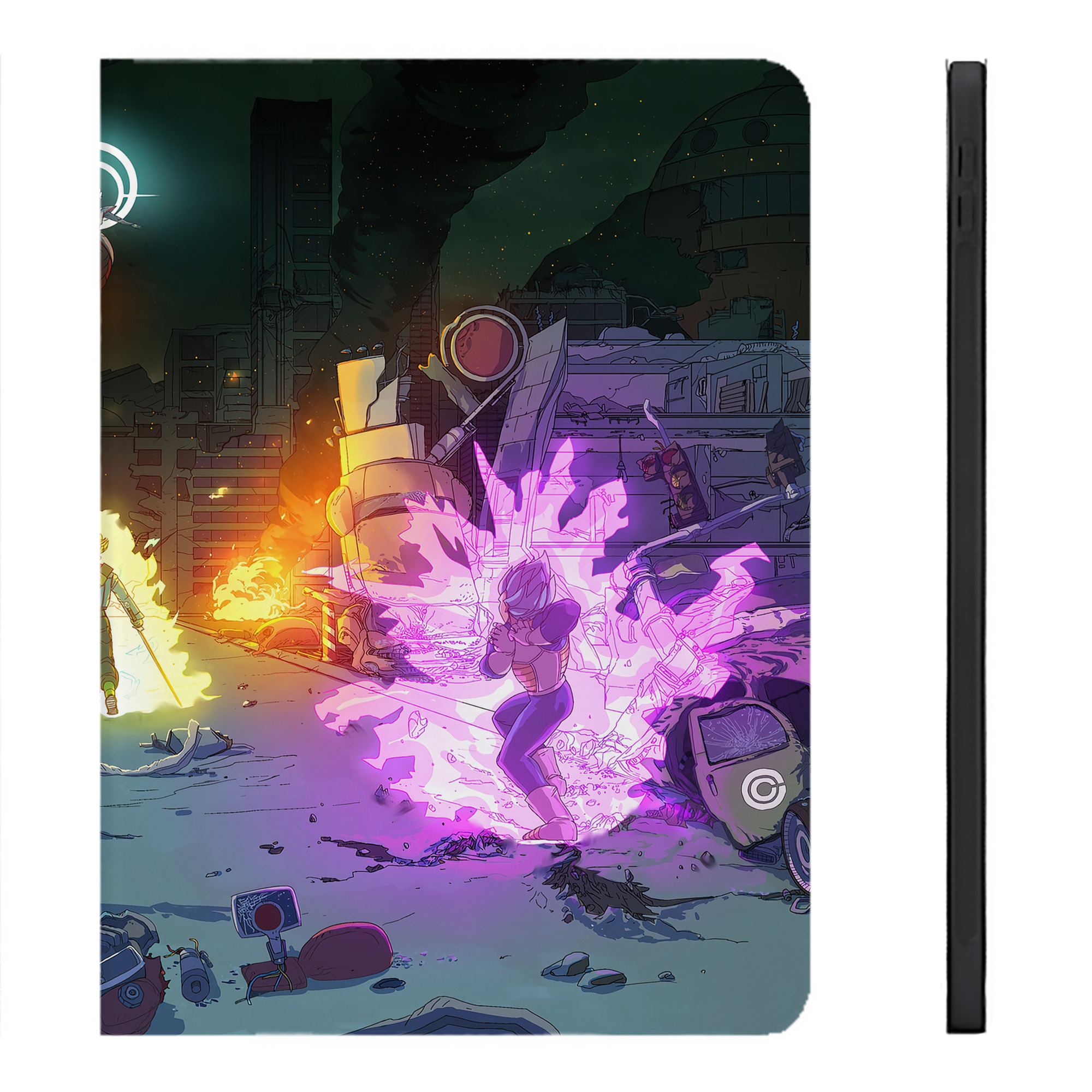 （画像用） ドラゴンボール DRAGON BALL IPadケース ペンホルダー付き ブックスタイルデザイン